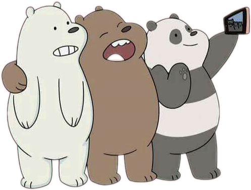 We bare bears - Sticker by may_pry_