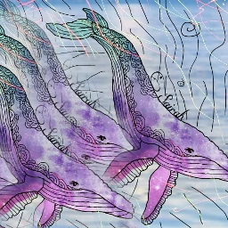 wdpwhale drawing clone petsandanimals colorful