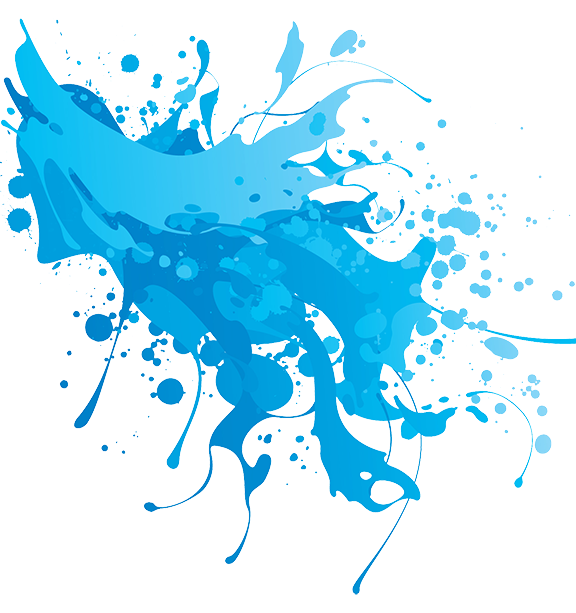 blue water splash png