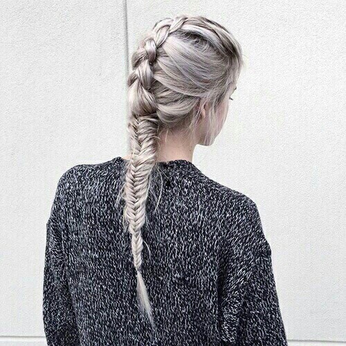 Remixit Dailyremixit L4l Remix Tumblr Hair Braid Purple