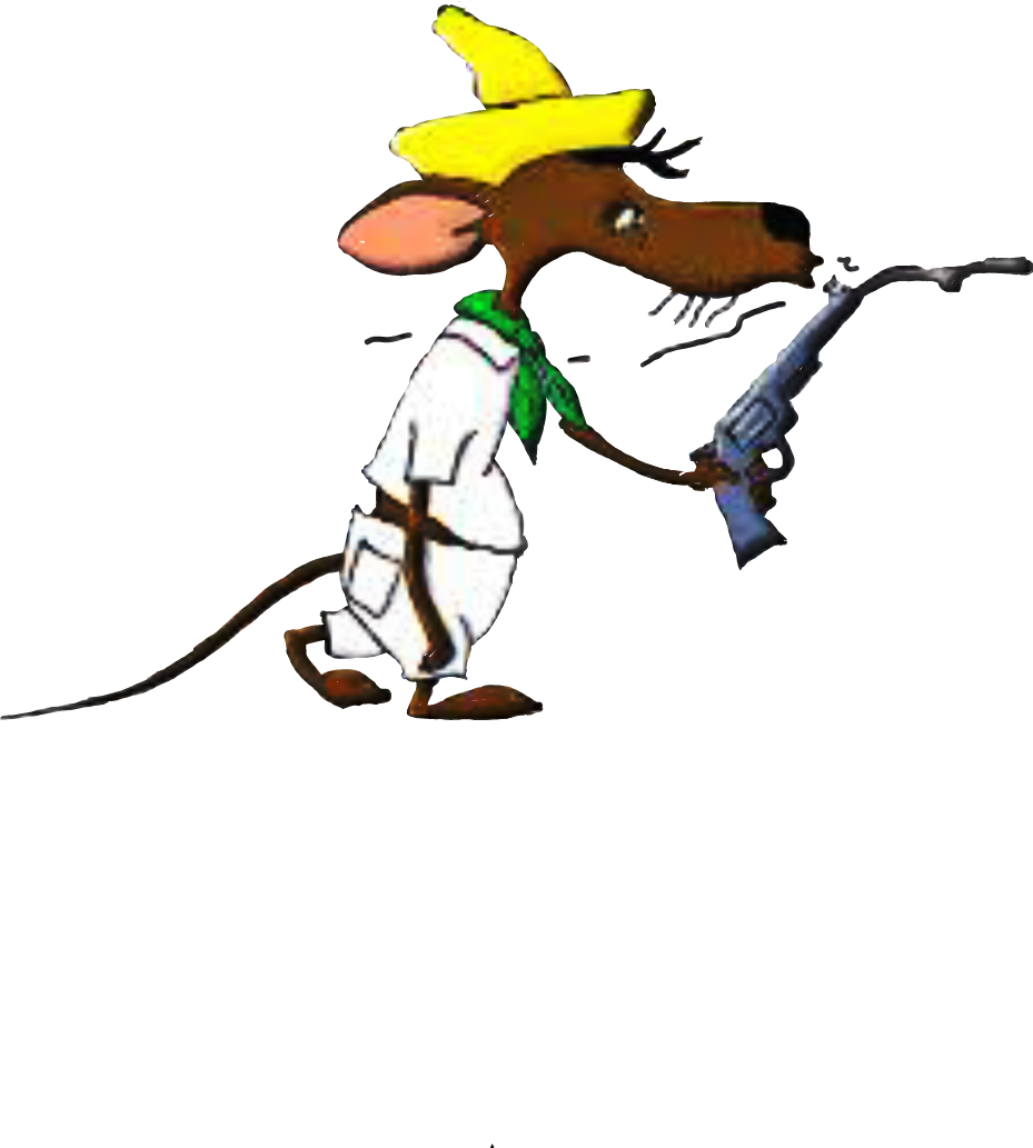 mouse slowpoke rodriguez sticker by @renlovestimpy.