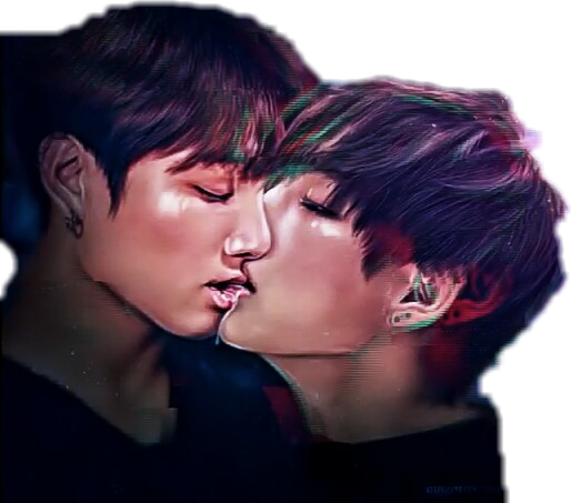 drawing of how flowers vkook/taekook and Stickers Trending PicsArt on Popular