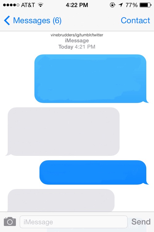 Imessage Blank Iphone Text Message Template