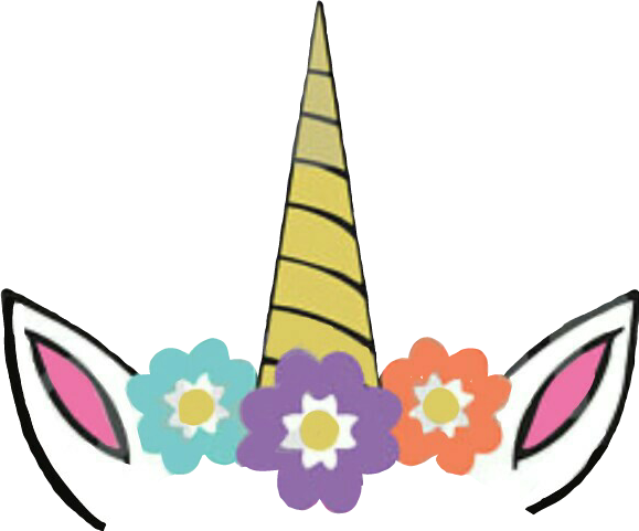 unicorn unicornio corona unicorncrown flowers flores