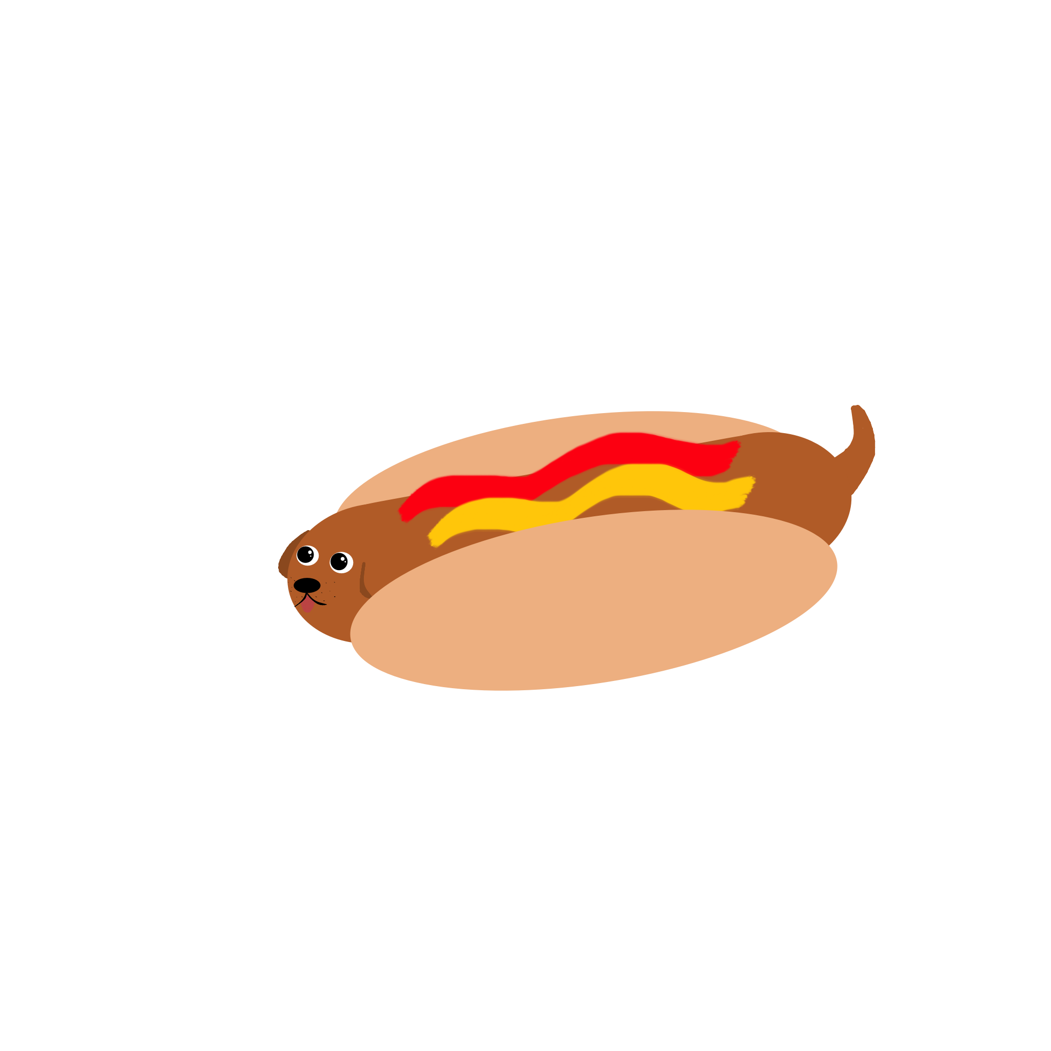 ftehotdog cute picsart madebyme hotdog sticker by @brazyyyy