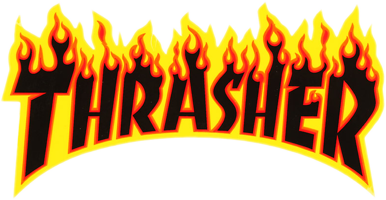 thrasher thrashermagazine logo brand blackandyellow tum...