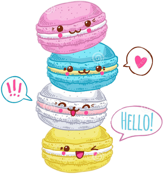 macaron kawaii freetoedit macaron sticker by alexpregeant