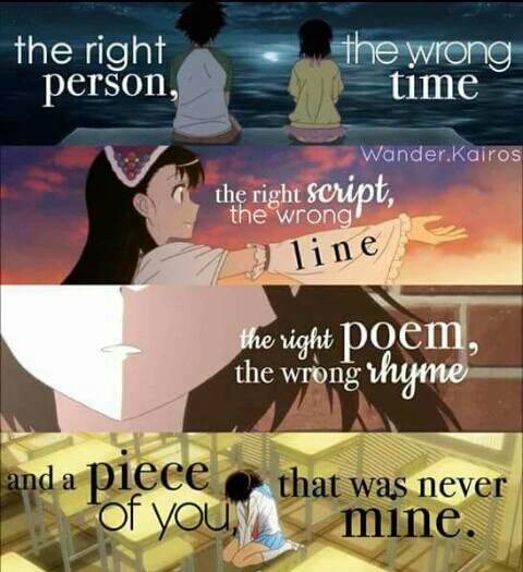 Sad Anime Quotes About Love