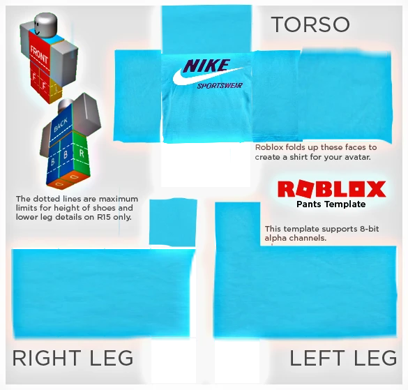 Roblox Template Nike 2020
