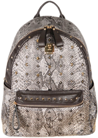 mcm backpack snakeskin