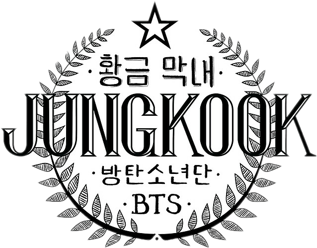 Jungkook logo cute btsjungkook army bangtan 전중국 방탄소년단
