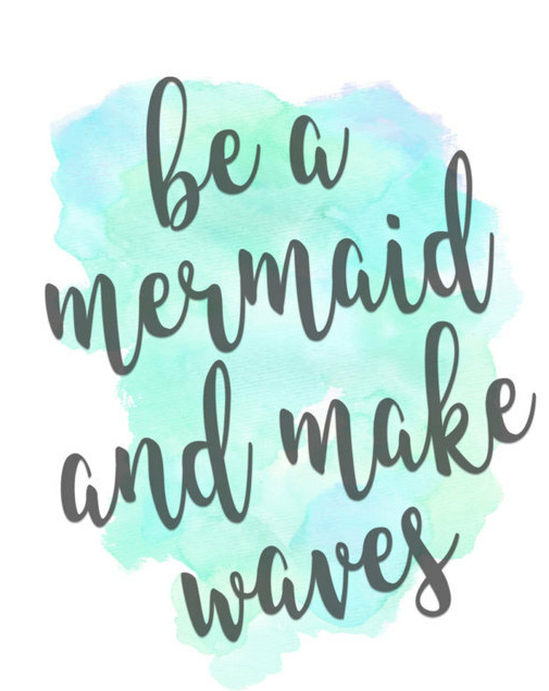 mystickers mermaid waves beach sticker by @swalker3