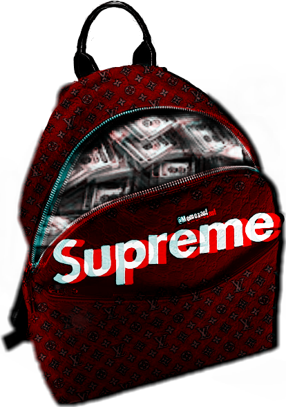 supreme money backpack