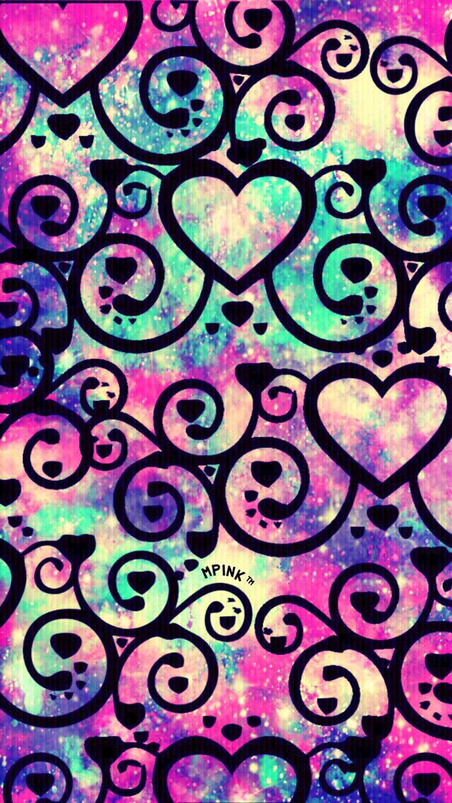 Download 80 Background Art Hearts Paling Keren