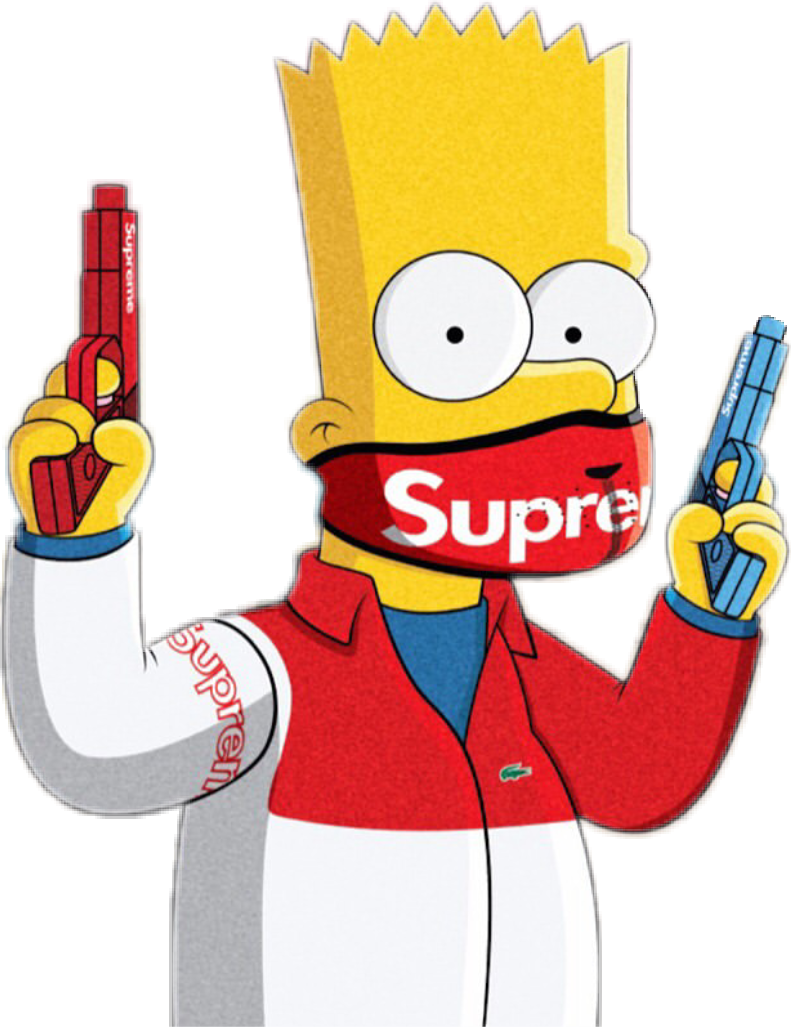 Bart Simpson Simpsons Bartsimpson Gang Supreme Trap 