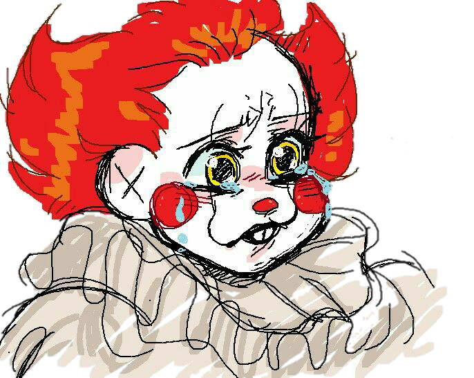 pennywise cute creepy halloween - Sticker by Emi
<center><span style=