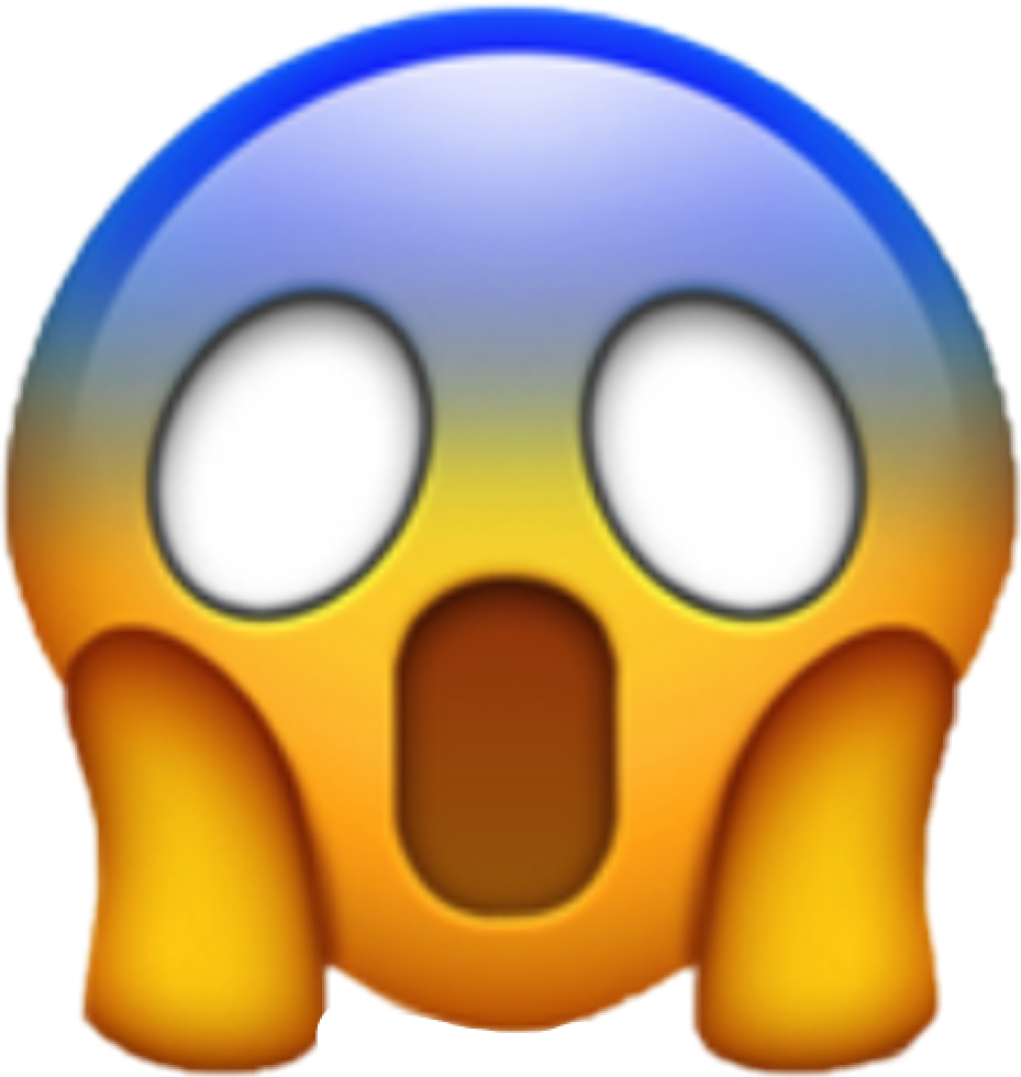 emoji screaming screamingemoji aaaaah...