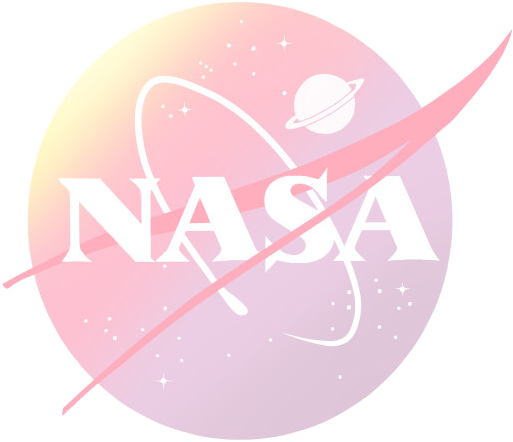 nasa aesthetic cute space pink white planet freetoedit...