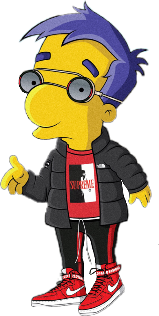 Simpson Simpsons Bart Milhouse Supreme Homer Lisa Supre...
