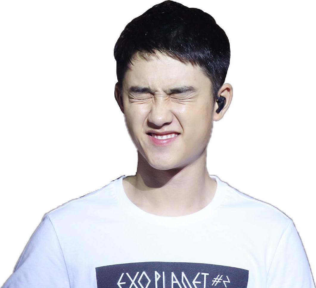 do exol exo kyungsoo smile sticker by bellatrix2518