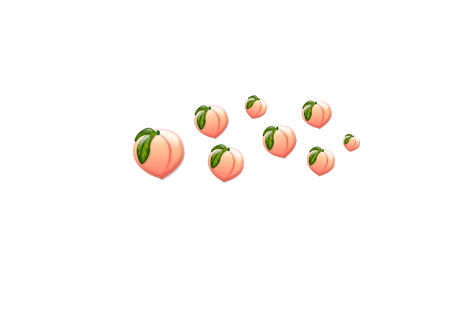 peach peachy green crown