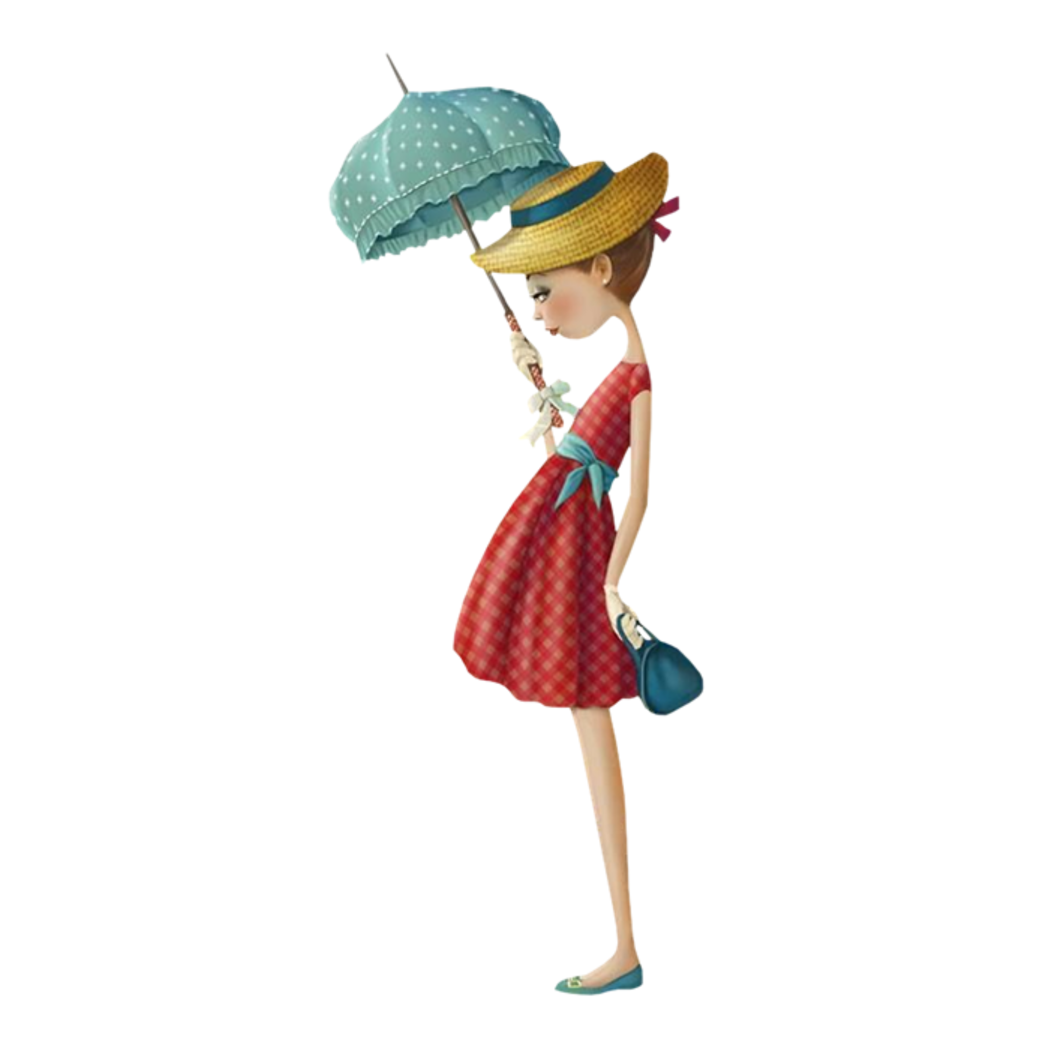 umbrella girl hat freetoedit sticker by scribblehands