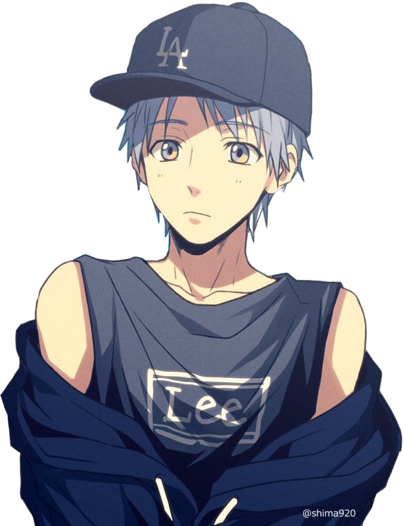anime lover anime boy with baseball cap anime lover anime boy with baseball cap