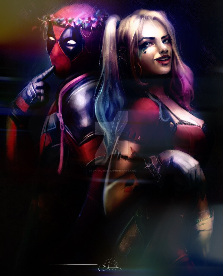 Harley Deadpool Freetoedit Deadpool Harleyquinn