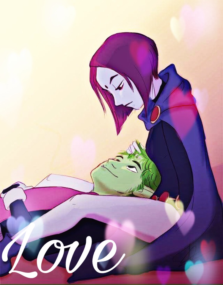 Freetoedit Love Beastboy Raven Image By Deontaferguson16