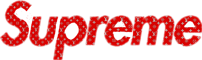 Louis Vuitton And Supreme Logo Png