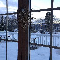 winter windows windowview windowphotography snowflake