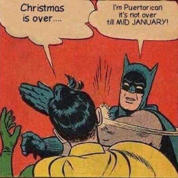 christmasisnotover funny batman&robin batman