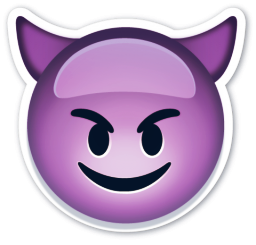 devil stickers popular picsart emoji purple