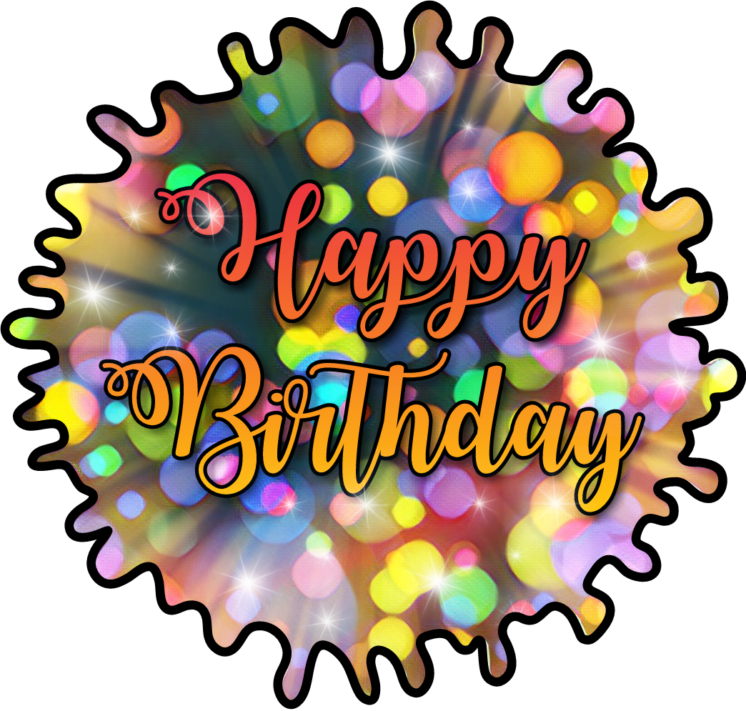 happybirthday happy birthday sticker by laetijc