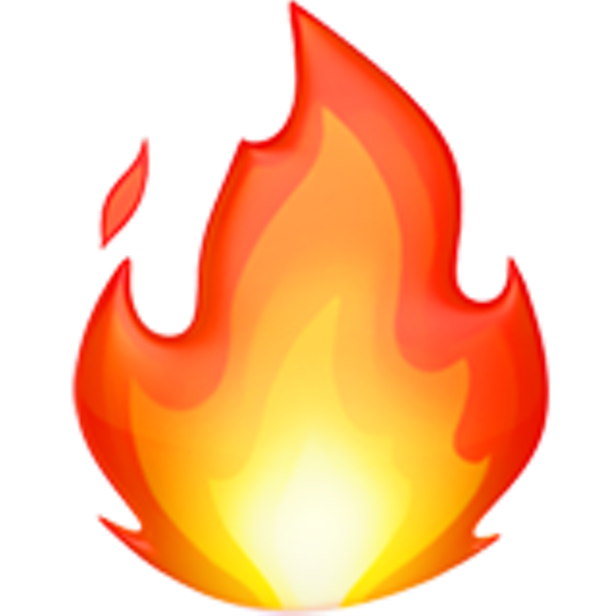 tumblr emoji fire red - Sticker by venus