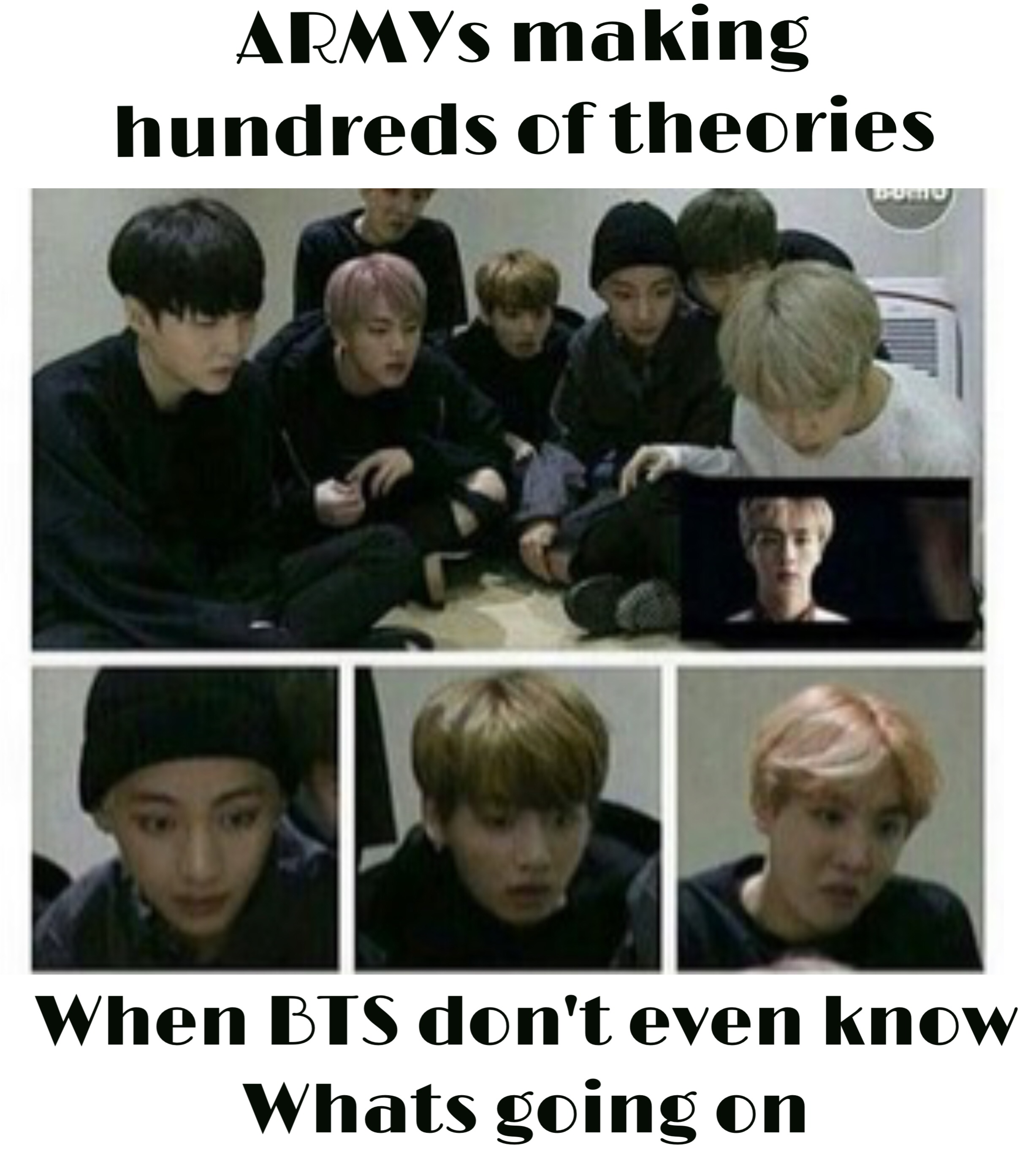 Theories Theories Theories Bts Meme Theories Btsm