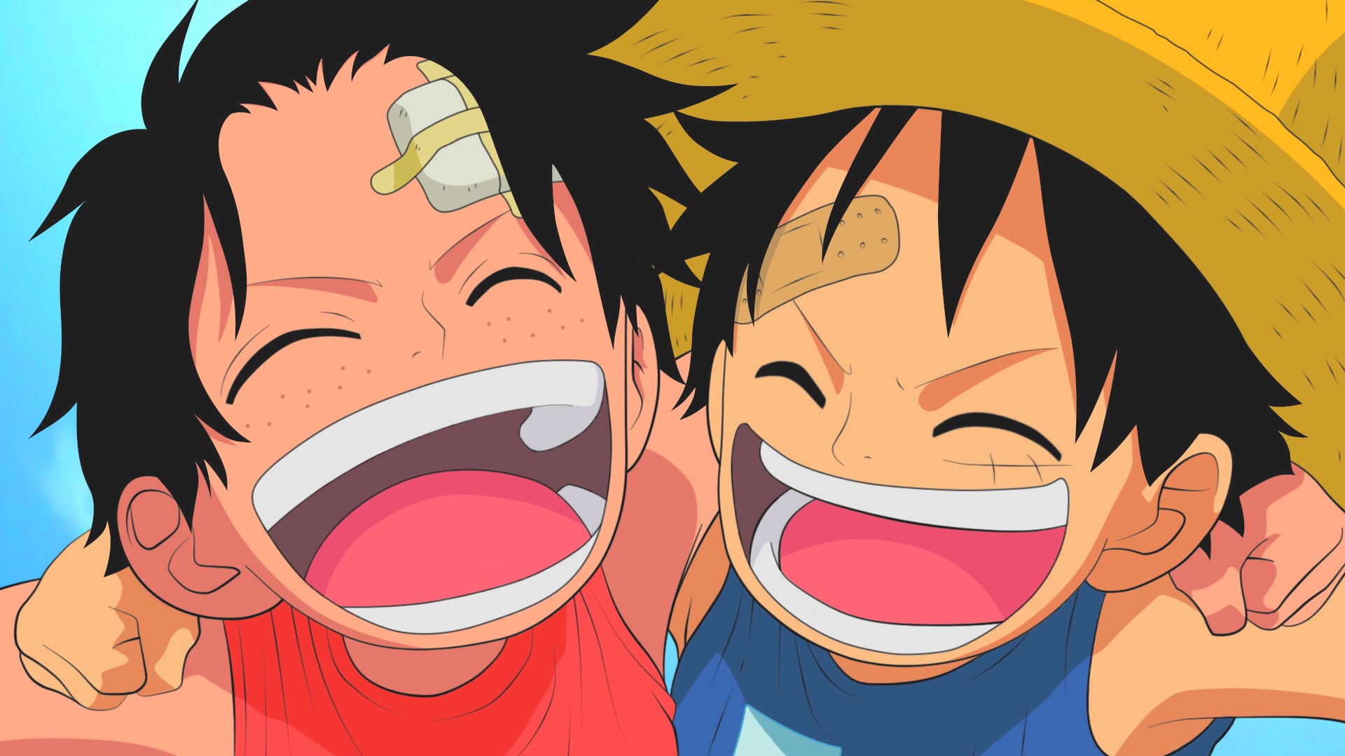 This visual is about onepiece anime luffy ace freetoedit Luffy and Ace‼️‼️‼...