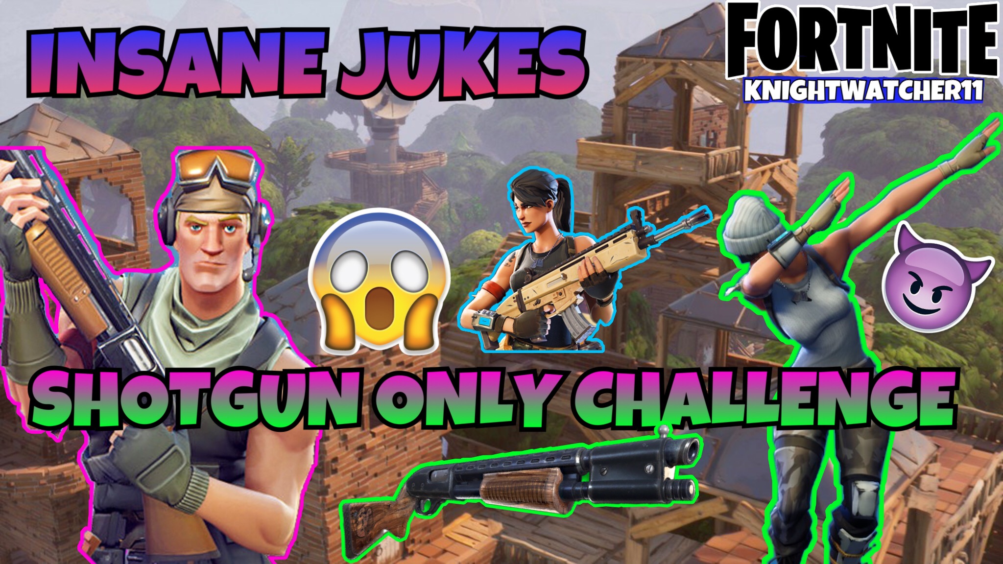 fortnite knightwatcher11 yt thumbnail - fortnite yt thumbnail