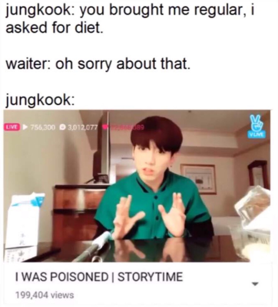 Jungkook As A Typical Youtuber Bts Meme Btsmemes Btsarm