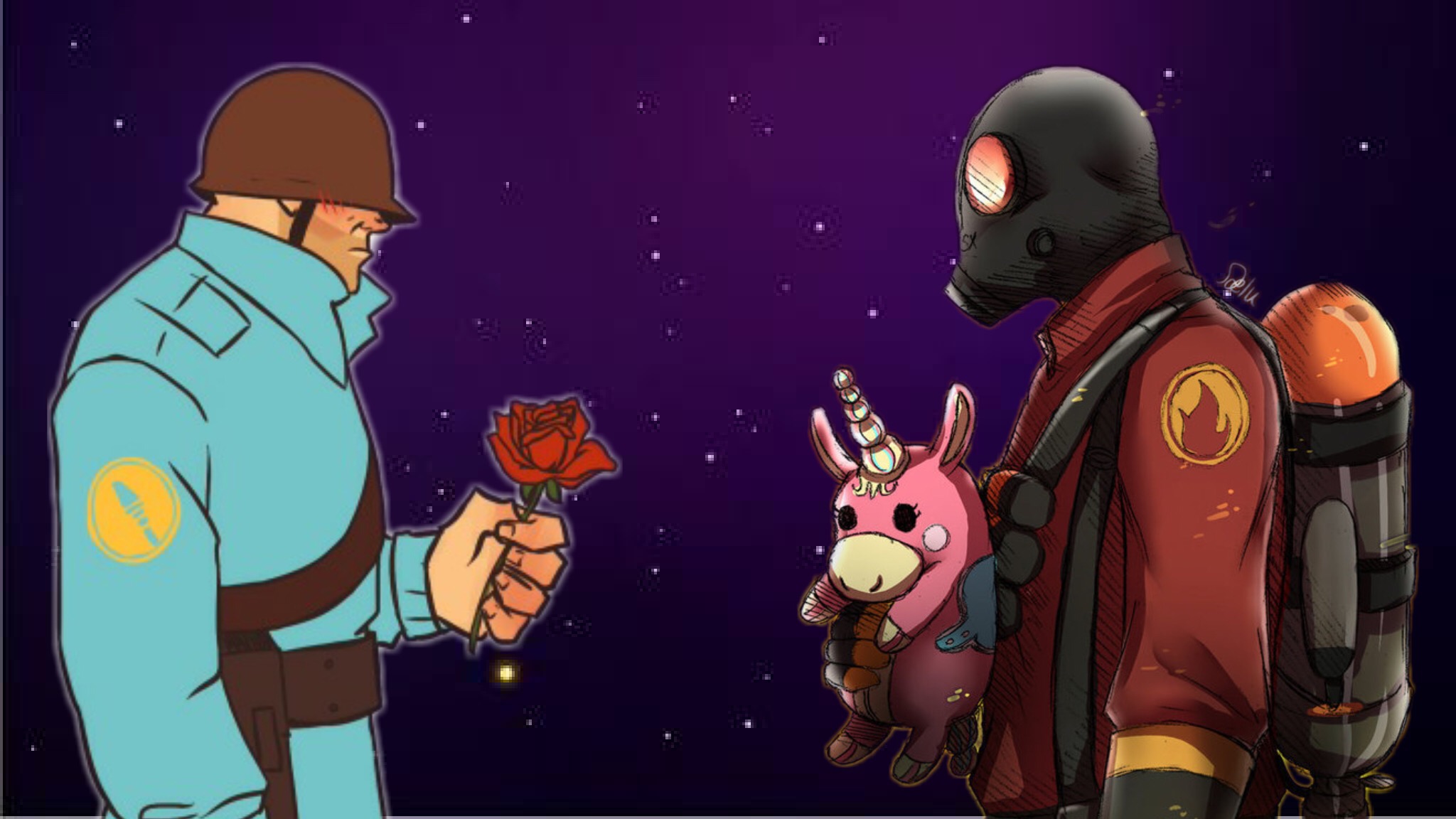 tf2soldier tf2pyro tf2 #tf2soldier image by @mateyalien.