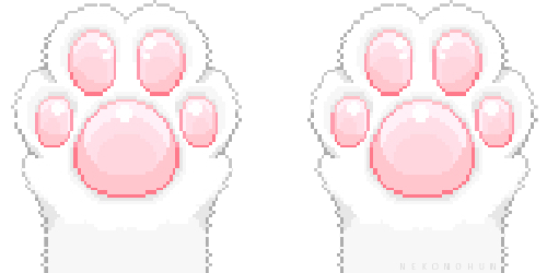 Cute Cat Paws Stickers, Cat Paw Gestures PNG