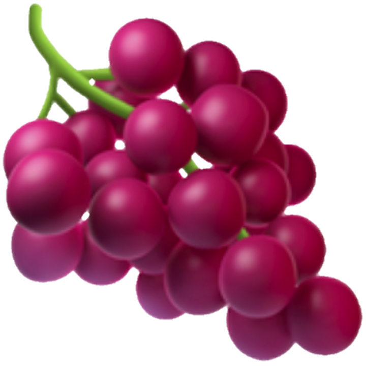 emoji food grapes freetoedit sticker by pikapikabitch