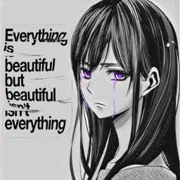 galaxyeyes tears cryinganimegirl anime animegirl freetoedit