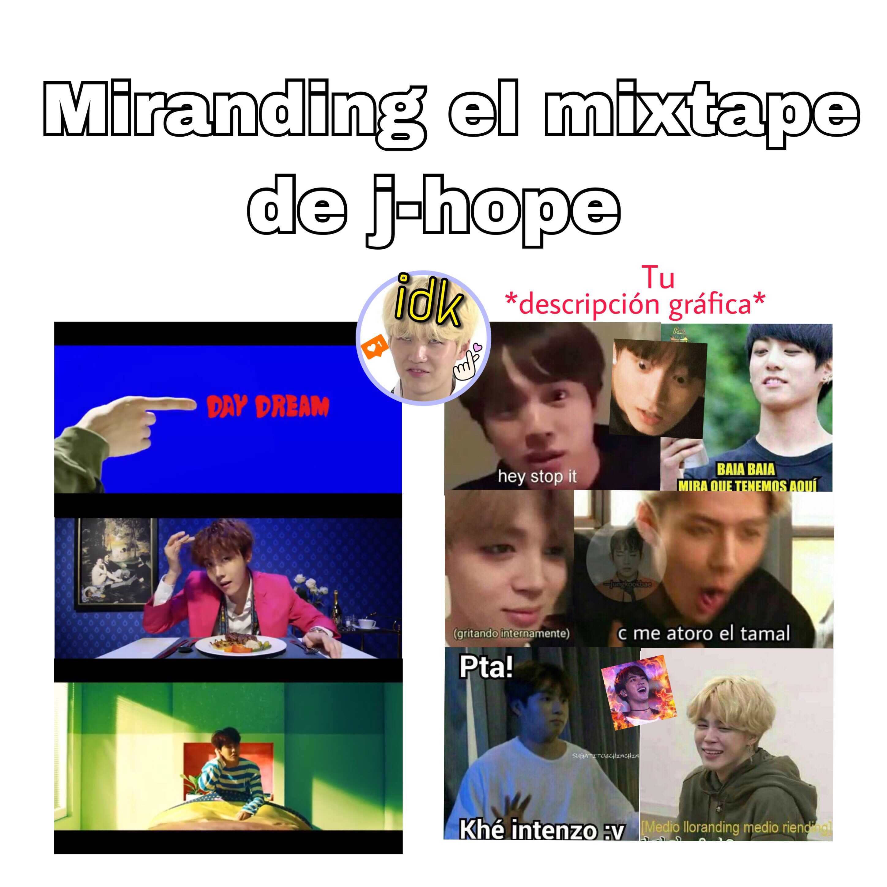 Daydream Mixtape Hobi Jhope Bts Memes Musica Freetoedit