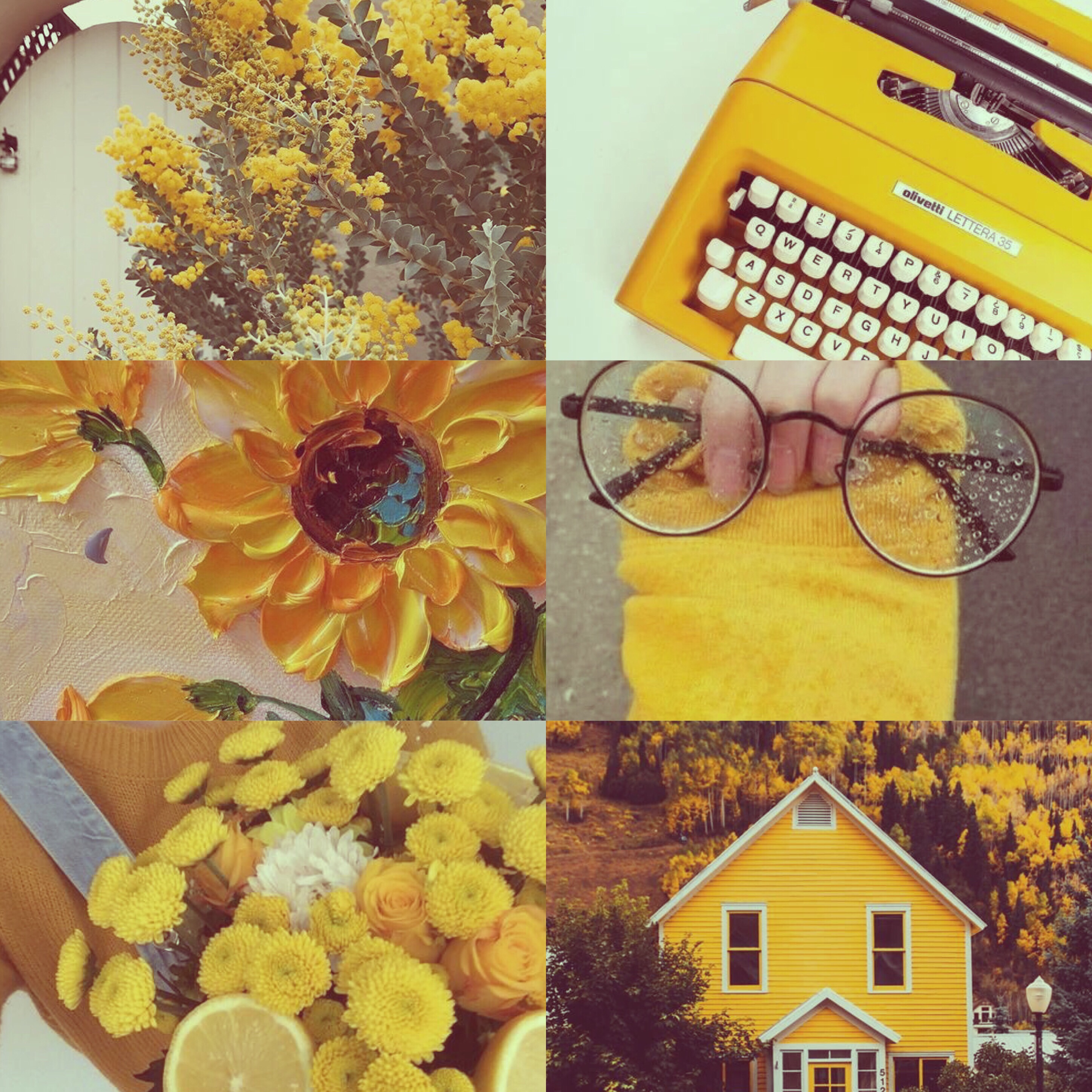 Yellowaesthetic Aesthetic Image By Crystal Roses