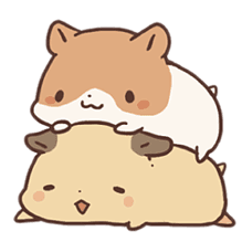 kawaii mochi cuteanimals cute sticker by @loveeblink