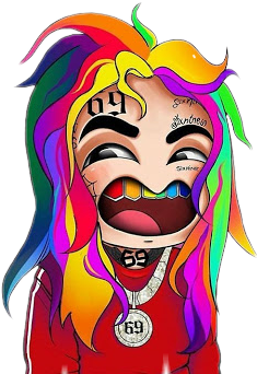 69 6ix9ine - Sticker by xan