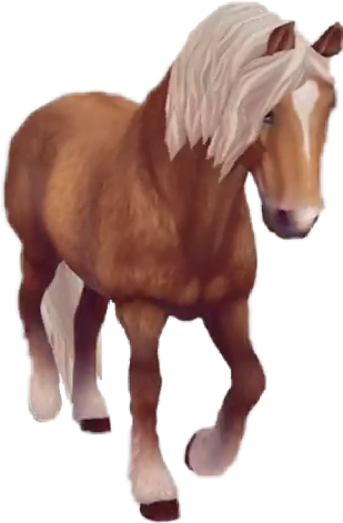 sso starstable horse sticker I tried, cutting was quite...
