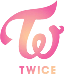 Twice マークロゴピンク Sticker By Ayana