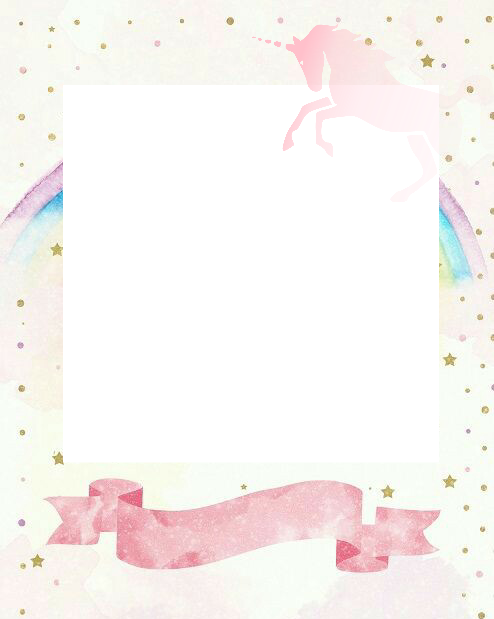 unicorn unicornio pictureframe sticker by @annalivelovelaugh